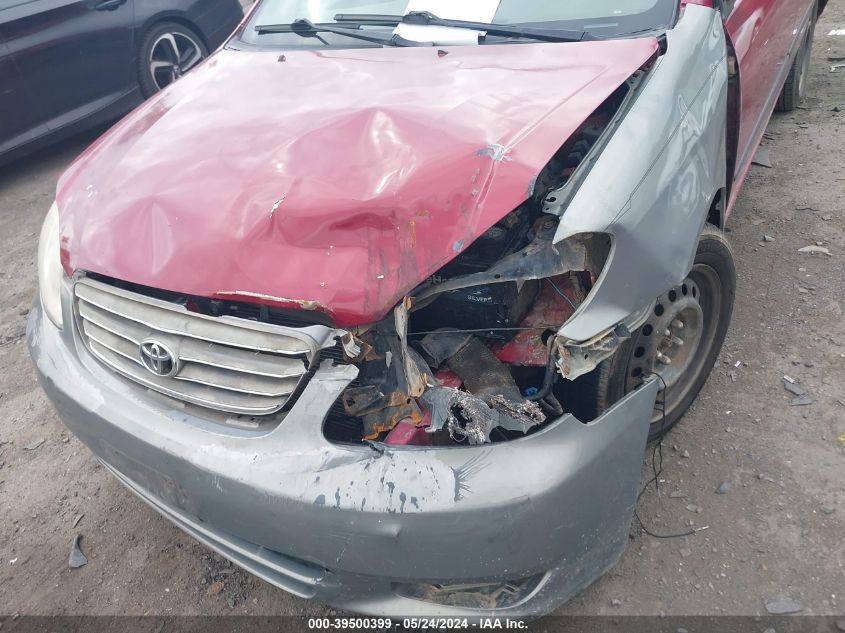 2004 Toyota Corolla Ce VIN: 2T1BR32E74C280780 Lot: 39500399