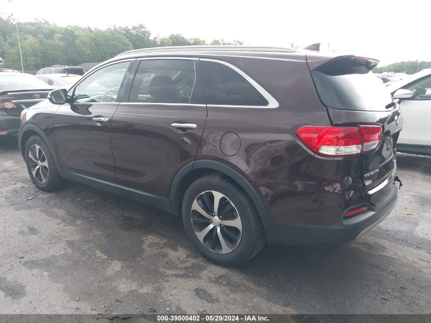 2016 KIA SORENTO 3.3L EX - 5XYPH4A55GG045609