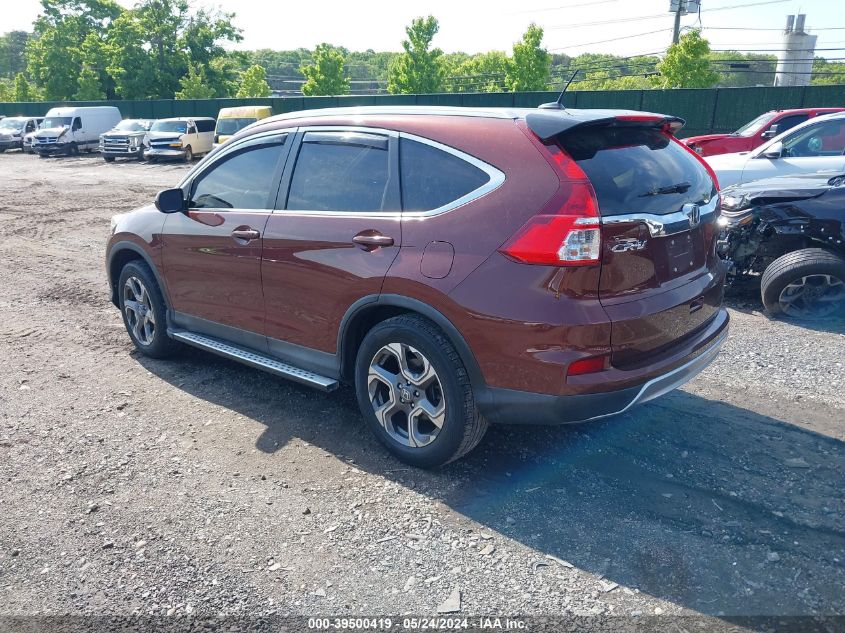 2015 Honda Cr-V Exl VIN: 2HKRM4H72FH616444 Lot: 39500419