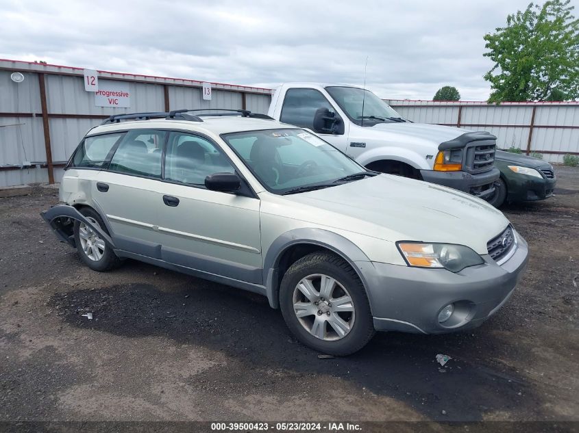 2005 Subaru Outback 2.5I VIN: 4S4BP61C157382016 Lot: 39500423