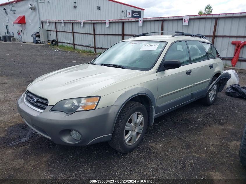 2005 Subaru Outback 2.5I VIN: 4S4BP61C157382016 Lot: 39500423