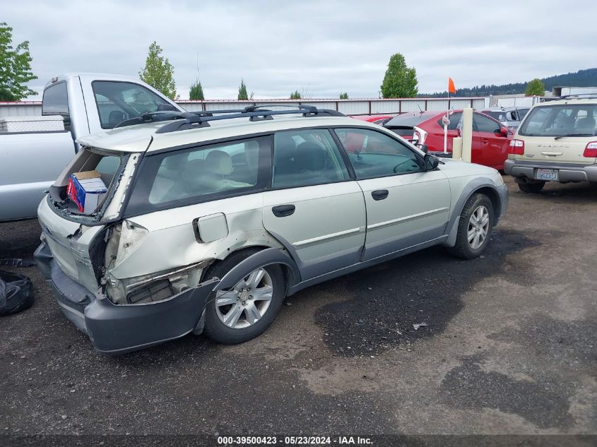 2005 Subaru Outback 2.5I VIN: 4S4BP61C157382016 Lot: 39500423