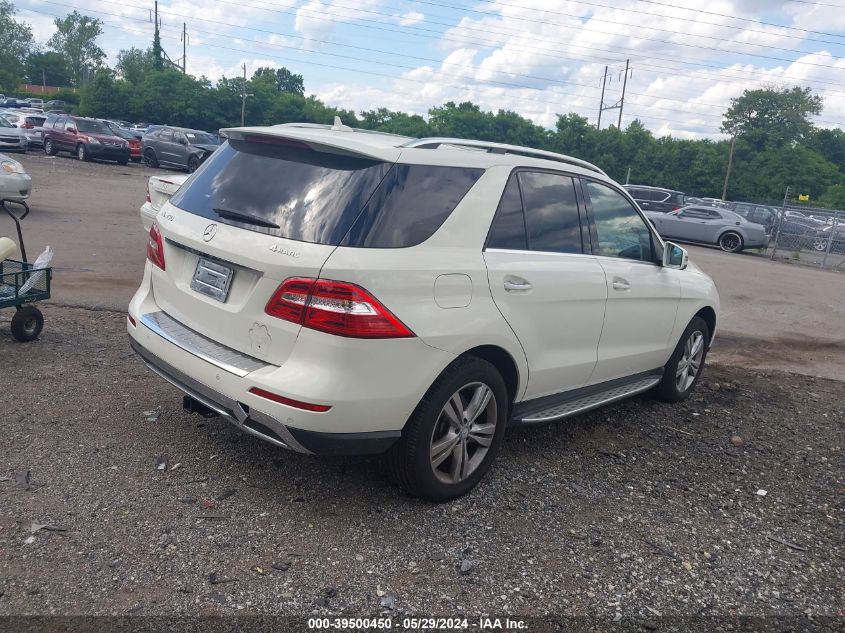 2013 Mercedes-Benz Ml 350 4Matic VIN: 4JGDA5HB4DA165479 Lot: 39500450