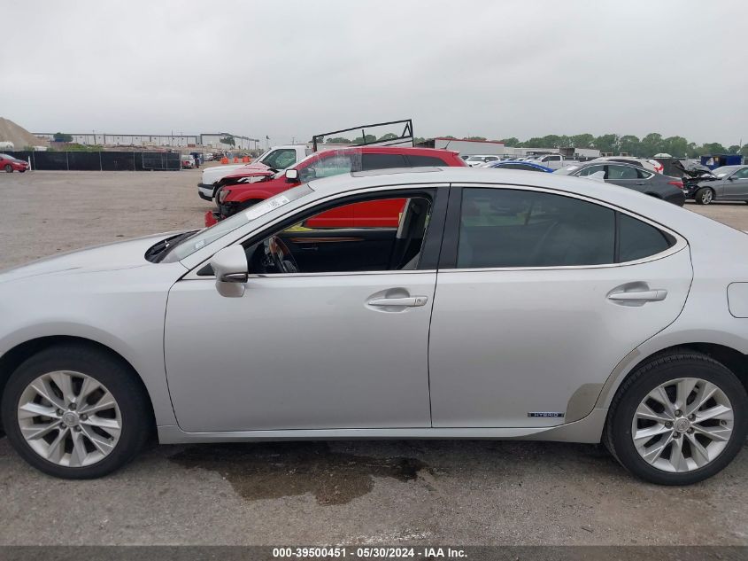 2013 Lexus Es 300H 300H VIN: JTHBW1GG9D2036679 Lot: 39500451