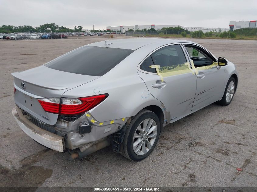 2013 Lexus Es 300H 300H VIN: JTHBW1GG9D2036679 Lot: 39500451