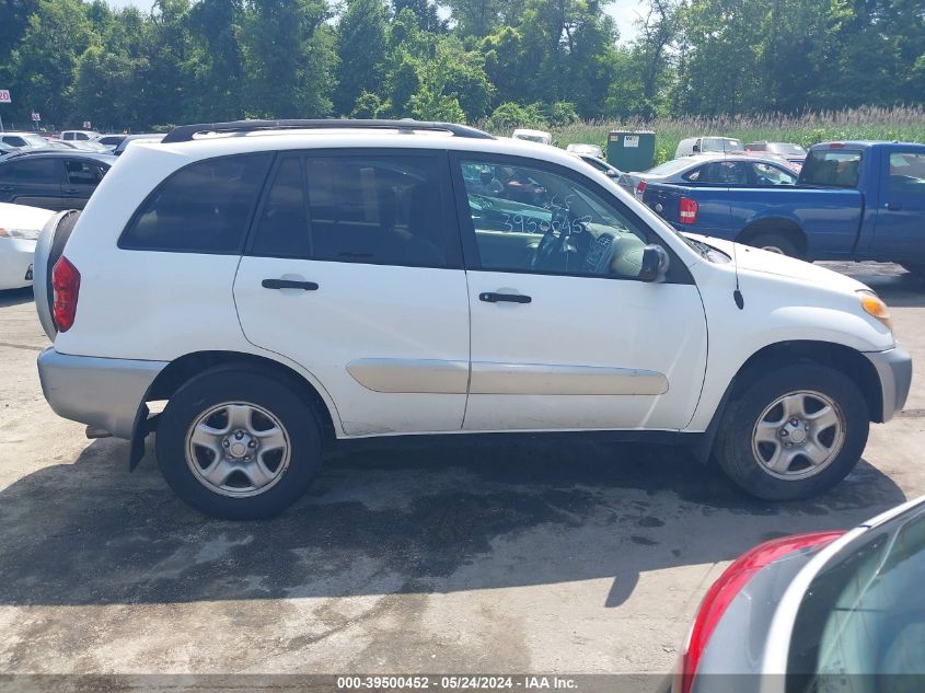 2004 Toyota Rav4 VIN: JTEHD20V340001563 Lot: 39500452