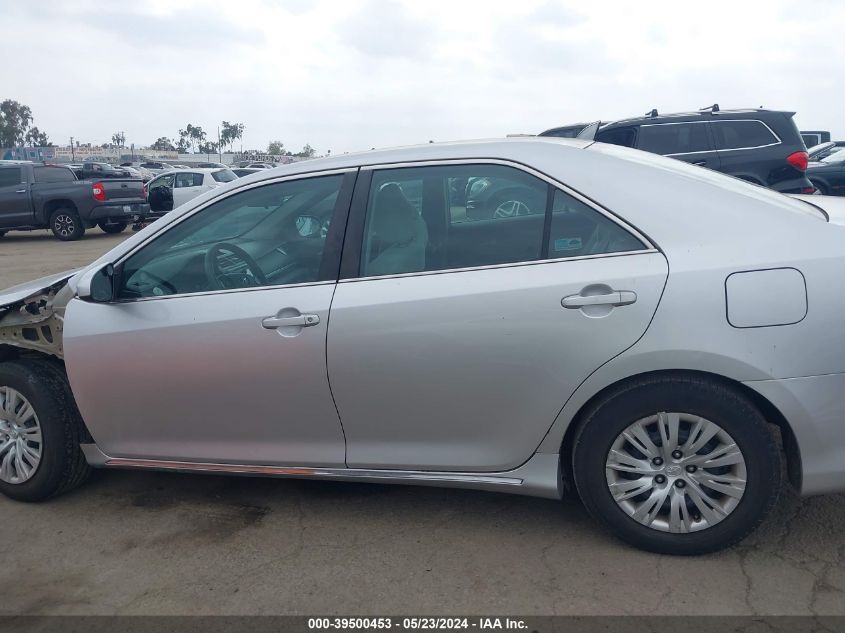 2012 Toyota Camry Le VIN: 4T4BF1FK2CR158330 Lot: 39500453