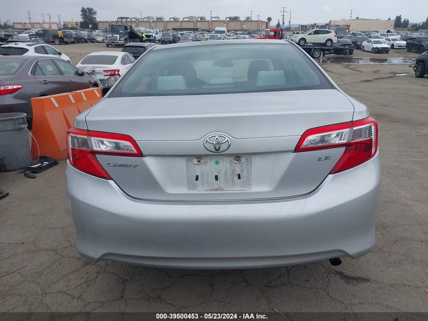 2012 Toyota Camry Le VIN: 4T4BF1FK2CR158330 Lot: 39500453