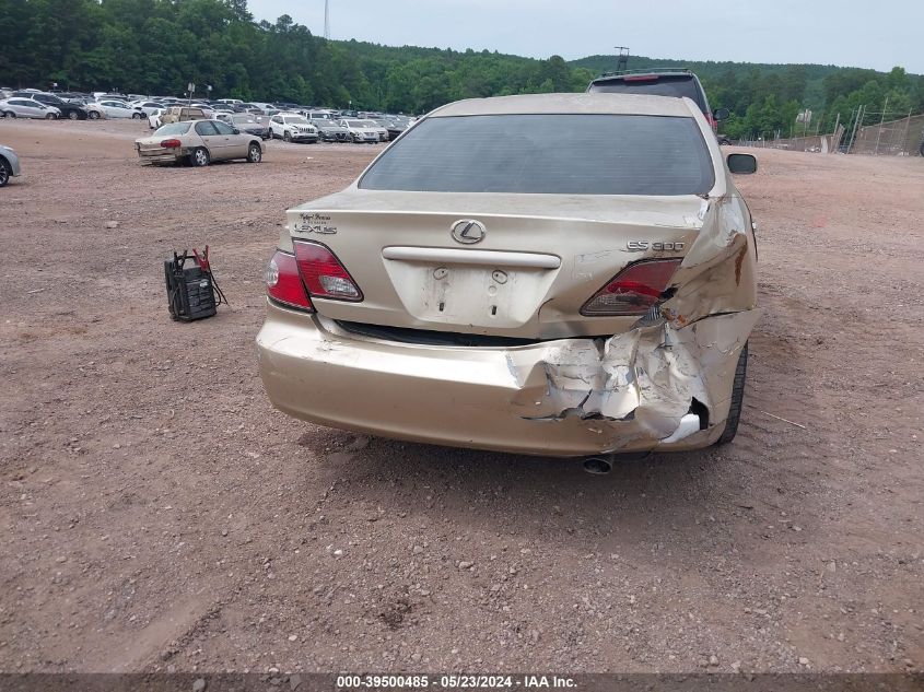 2003 Lexus Es 300 VIN: JT8BF30G630098072 Lot: 39500485