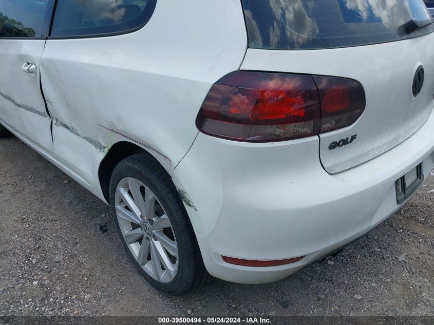 2012 Volkswagen Golf Tdi 2-Door VIN: WVWMM7AJ4CW046857 Lot: 39500494