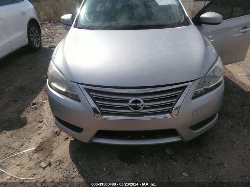 2015 Nissan Sentra Fe+ S/S/Sl/Sr/Sv VIN: 3N1AB7AP4FL663945 Lot: 39500498