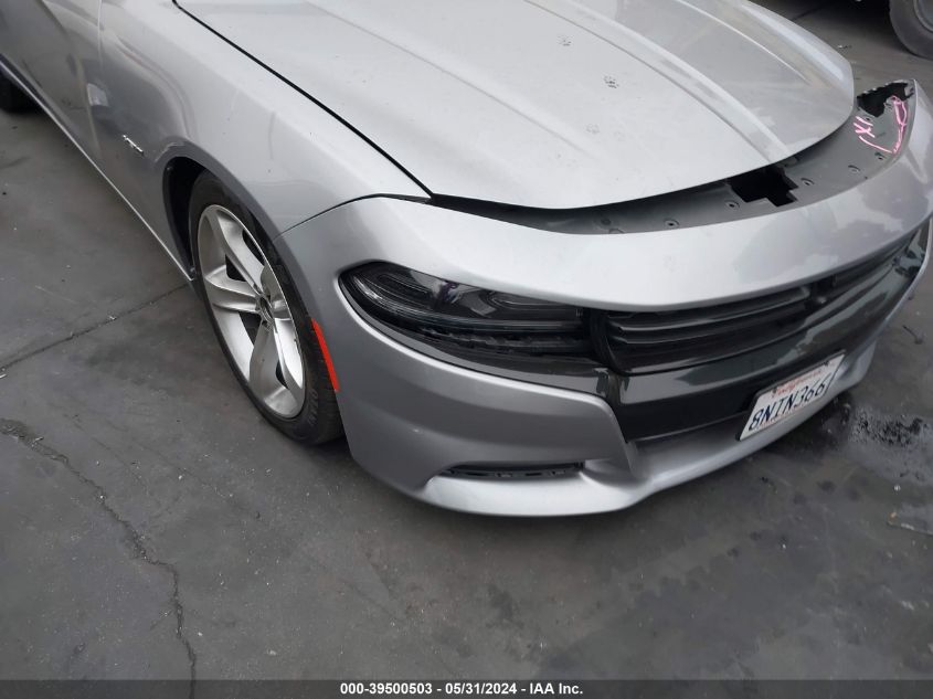 2018 Dodge Charger R/T Rwd VIN: 2C3CDXCT2JH205921 Lot: 39500503