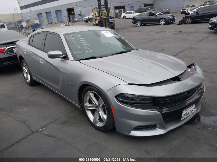 2018 Dodge Charger R/T Rwd VIN: 2C3CDXCT2JH205921 Lot: 39500503