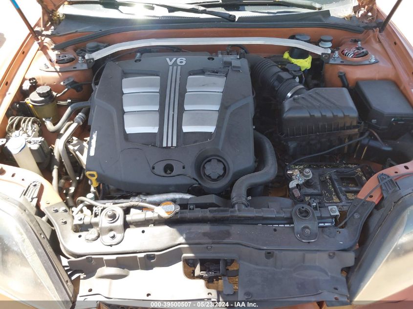 2006 Hyundai Tiburon Gt/Gt Limited/Se VIN: KMHHN65F26U210455 Lot: 39500507