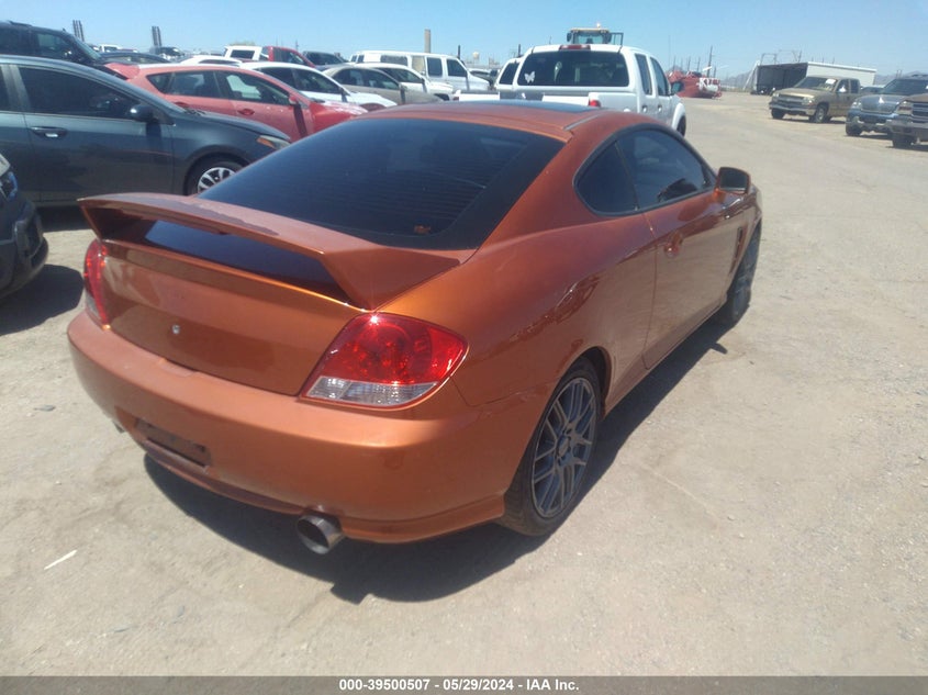 2006 Hyundai Tiburon Gt/Gt Limited/Se VIN: KMHHN65F26U210455 Lot: 39500507