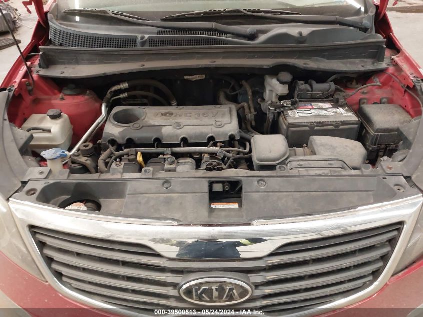 2011 Kia Sportage Lx VIN: KNDPBCA26B7062748 Lot: 39500513