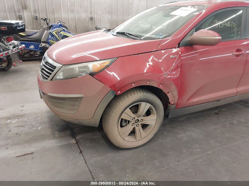 2011 Kia Sportage Lx VIN: KNDPBCA26B7062748 Lot: 39500513