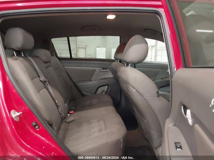 2011 Kia Sportage Lx VIN: KNDPBCA26B7062748 Lot: 39500513