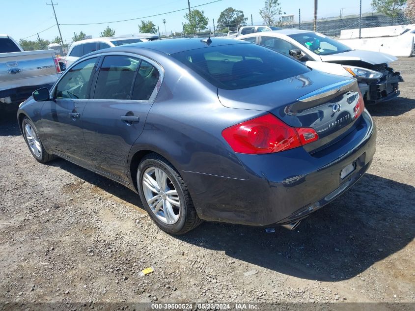 2011 Infiniti G37 Journey VIN: JN1CV6AP8BM509880 Lot: 39500524