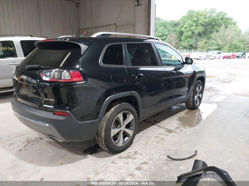 2019 Jeep Cherokee Limited 4X4 VIN: 1C4PJMDN6KD131891 Lot: 39500529