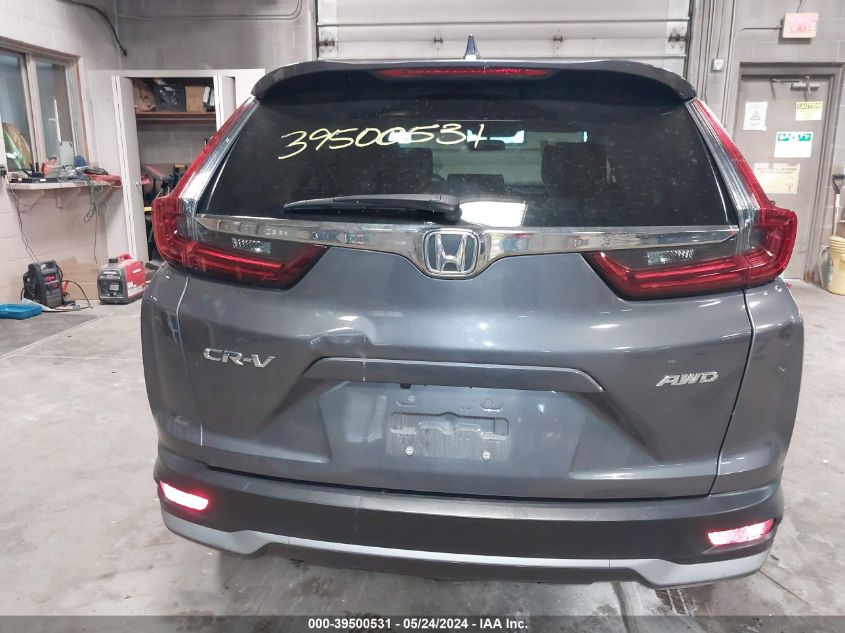 2021 Honda Cr-V Awd Ex VIN: 5J6RW2H52ML018967 Lot: 39500531