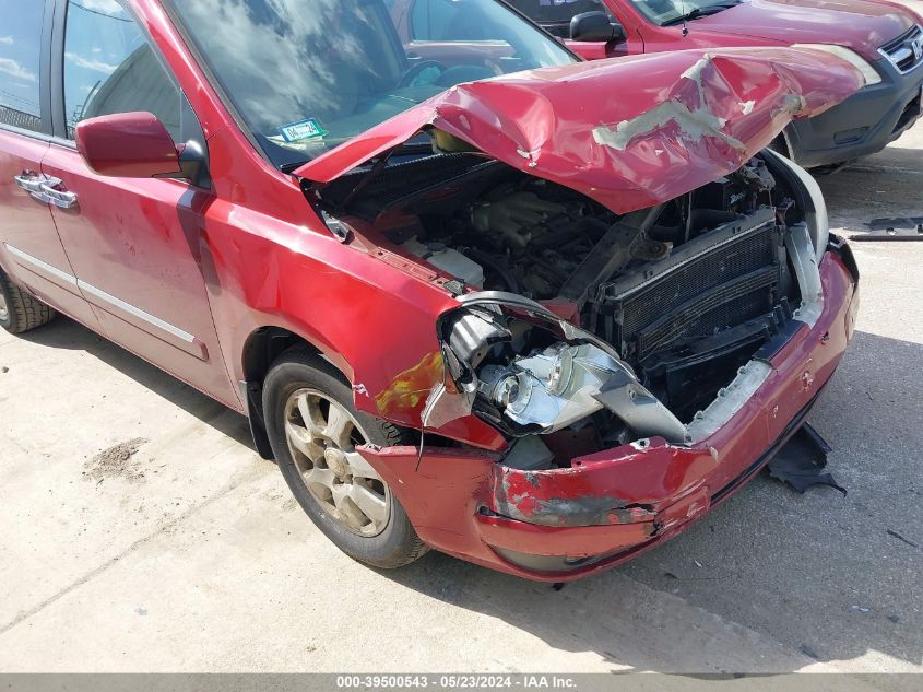 2007 Hyundai Entourage Gls/Limited/Se VIN: KNDMC233376038646 Lot: 39500543