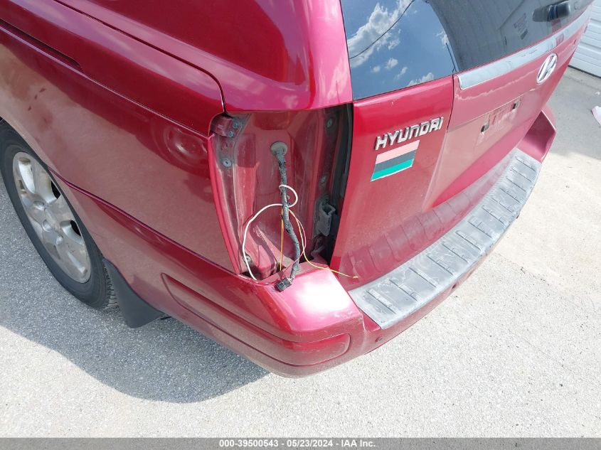 2007 Hyundai Entourage Gls/Limited/Se VIN: KNDMC233376038646 Lot: 39500543