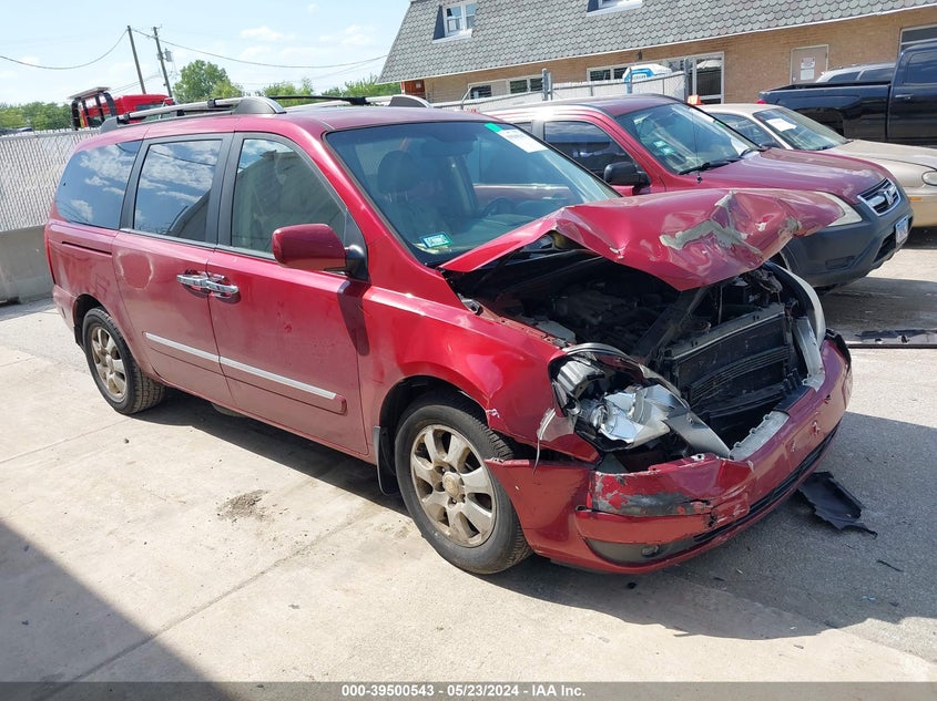 2007 Hyundai Entourage Gls/Limited/Se VIN: KNDMC233376038646 Lot: 39500543