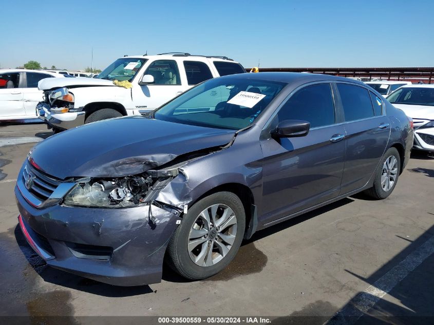 2014 Honda Accord Lx VIN: 1HGCR2F38EA206766 Lot: 39500559