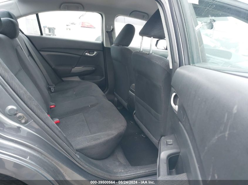 2013 Honda Civic Lx VIN: 19XFB2F5XDE260017 Lot: 39500564