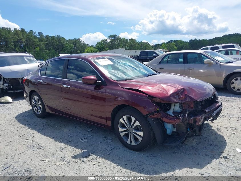 2015 Honda Accord Lx VIN: 1HGCR2F35FA185375 Lot: 39500565