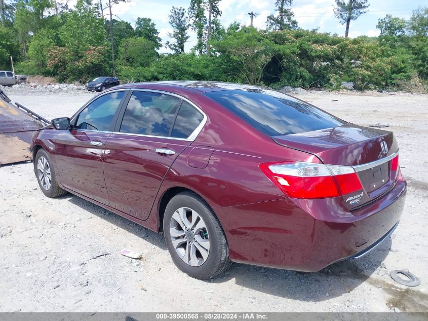 2015 Honda Accord Lx VIN: 1HGCR2F35FA185375 Lot: 39500565