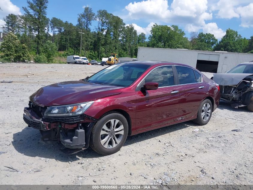 2015 Honda Accord Lx VIN: 1HGCR2F35FA185375 Lot: 39500565