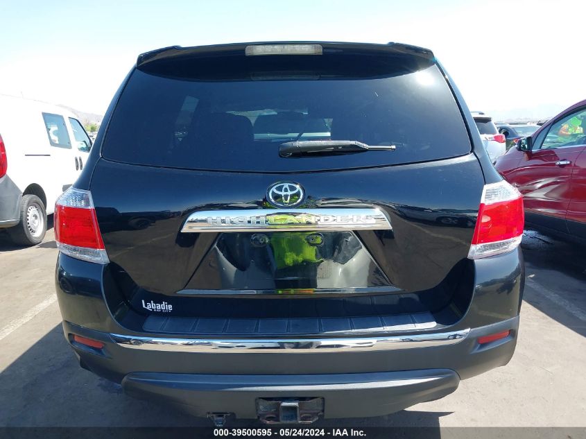 2012 Toyota Highlander Base V6 VIN: 5TDBK3EHXCS143042 Lot: 39500595