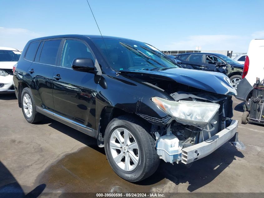 2012 Toyota Highlander Base V6 VIN: 5TDBK3EHXCS143042 Lot: 39500595