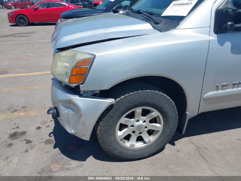 2005 Nissan Titan Xe/Se/Le VIN: 1N6AA07B55N528889 Lot: 39500603