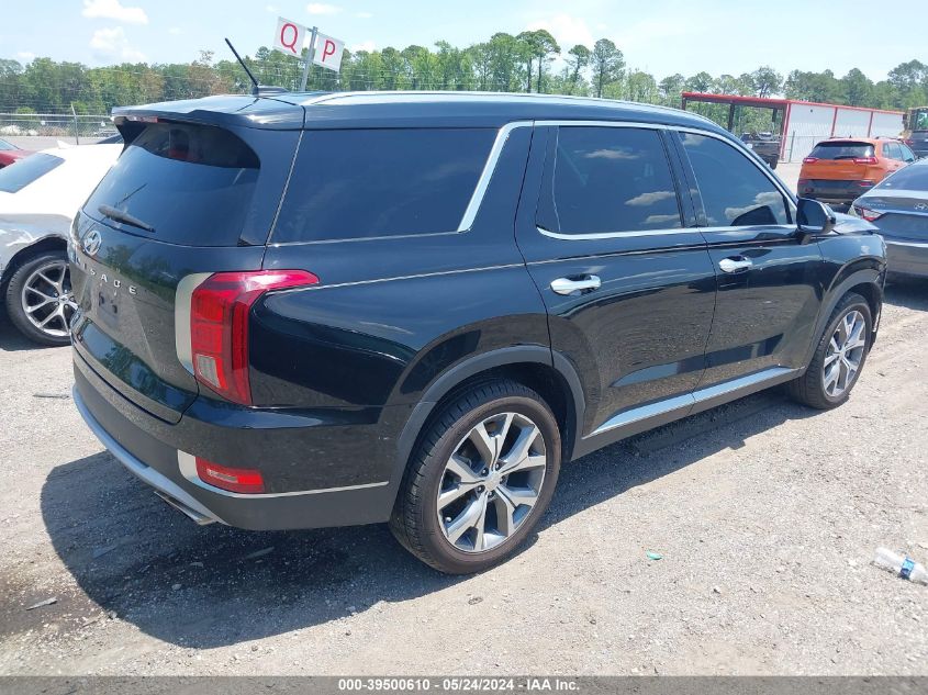 2022 Hyundai Palisade Sel VIN: KM8R34HE8NU389276 Lot: 39500610