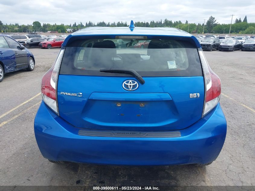 2016 Toyota Prius C Two VIN: JTDKDTB32G1138598 Lot: 39500611