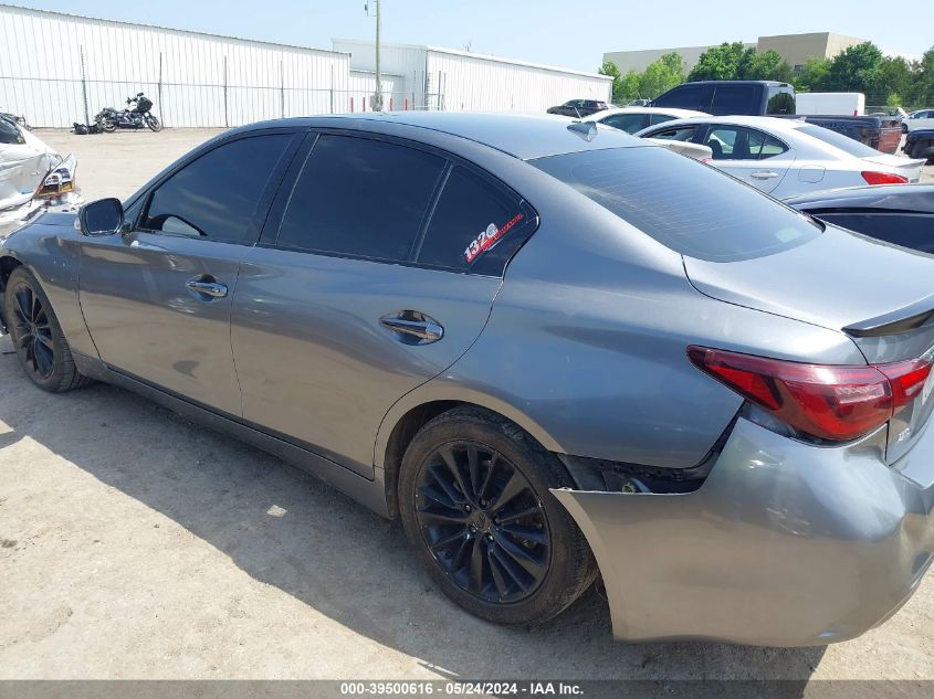 2019 Infiniti Q50 3.0T Luxe VIN: JN1EV7AR4KM591378 Lot: 39500616