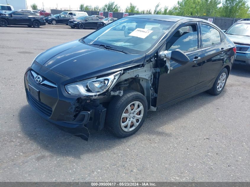 2012 Hyundai Accent Gls VIN: KMHCT4AE2CU043978 Lot: 39500617