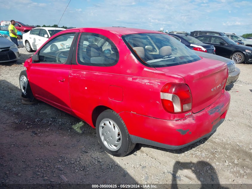2002 Toyota Echo VIN: JTDAT123220249637 Lot: 39500625