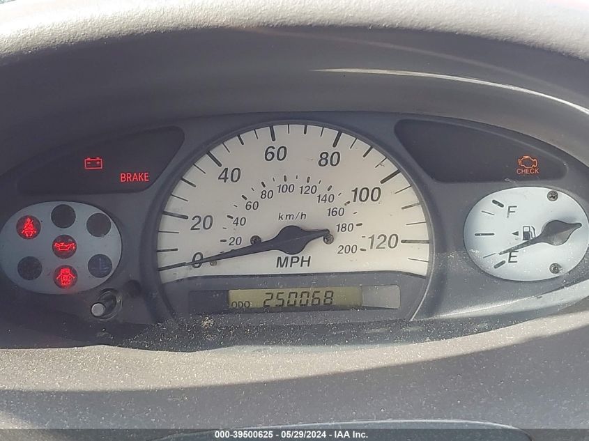 2002 Toyota Echo VIN: JTDAT123220249637 Lot: 39500625