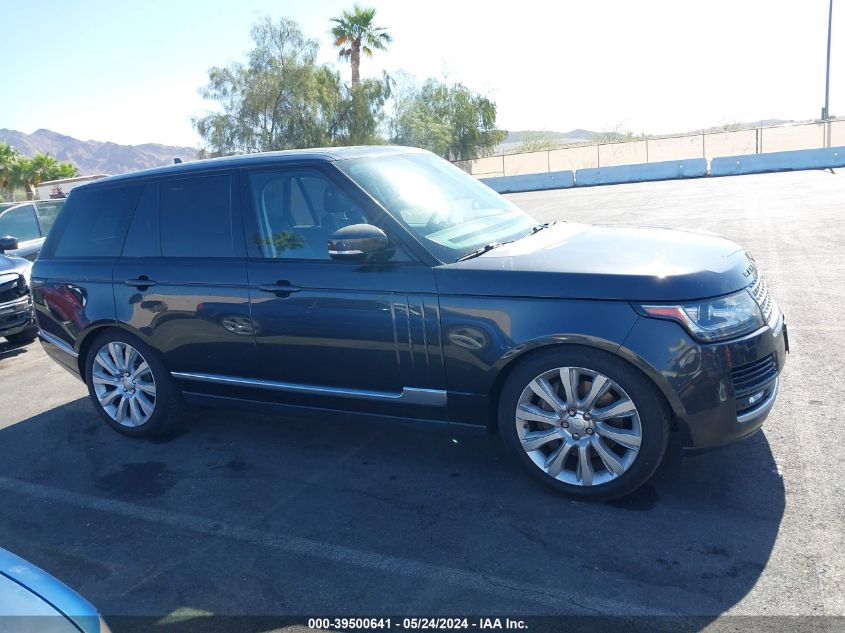 2015 Land Rover Range Rover 5.0L V8 Supercharged VIN: SALGS2TF2FA218909 Lot: 39500641