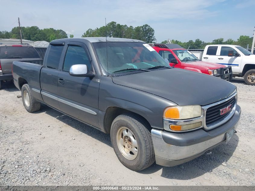 2001 GMC Sierra 1500 Sle VIN: 2GTEC19V811279835 Lot: 39500648