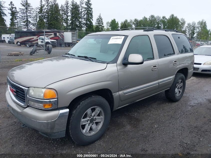 2001 GMC Yukon Slt VIN: 1GKEK13T81J125873 Lot: 39500661