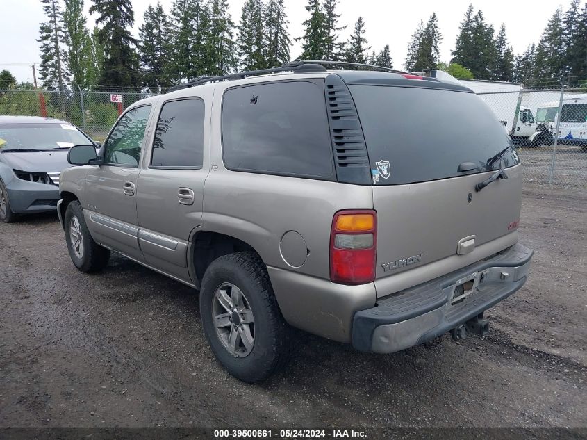 2001 GMC Yukon Slt VIN: 1GKEK13T81J125873 Lot: 39500661