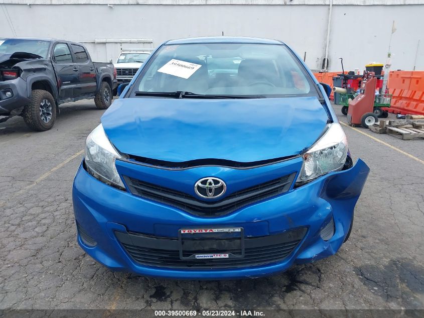 2014 Toyota Yaris L (Tmc/Cbu Plant) VIN: JTDKTUD38ED596714 Lot: 39500669