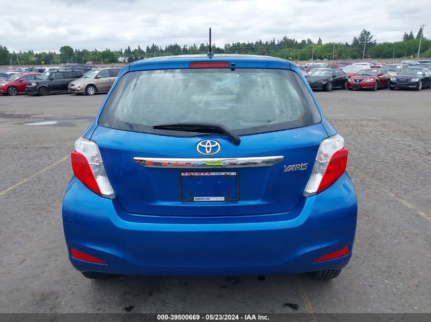 2014 Toyota Yaris L (Tmc/Cbu Plant) VIN: JTDKTUD38ED596714 Lot: 39500669