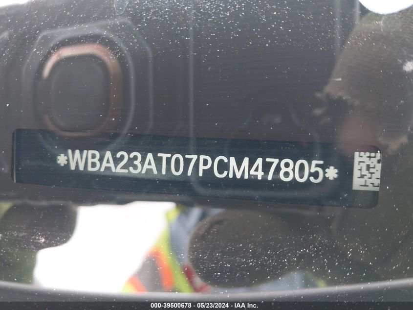 2023 BMW 430I VIN: WBA23AT07PCM47805 Lot: 39500678