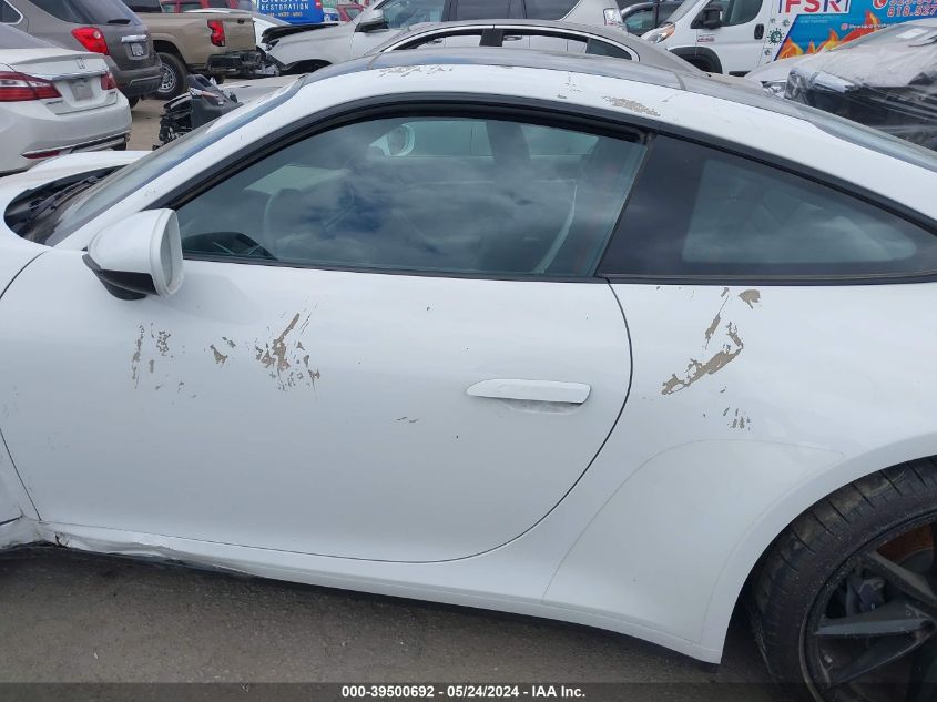 2021 Porsche 911 Carrera/Carrera 4 VIN: WP0AA2A99MS206096 Lot: 39500692